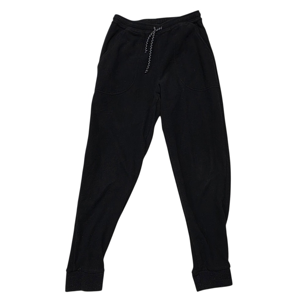 Patagonia Micro D Joggers Kids M 10 Black Polyester Fleece 66700FA23